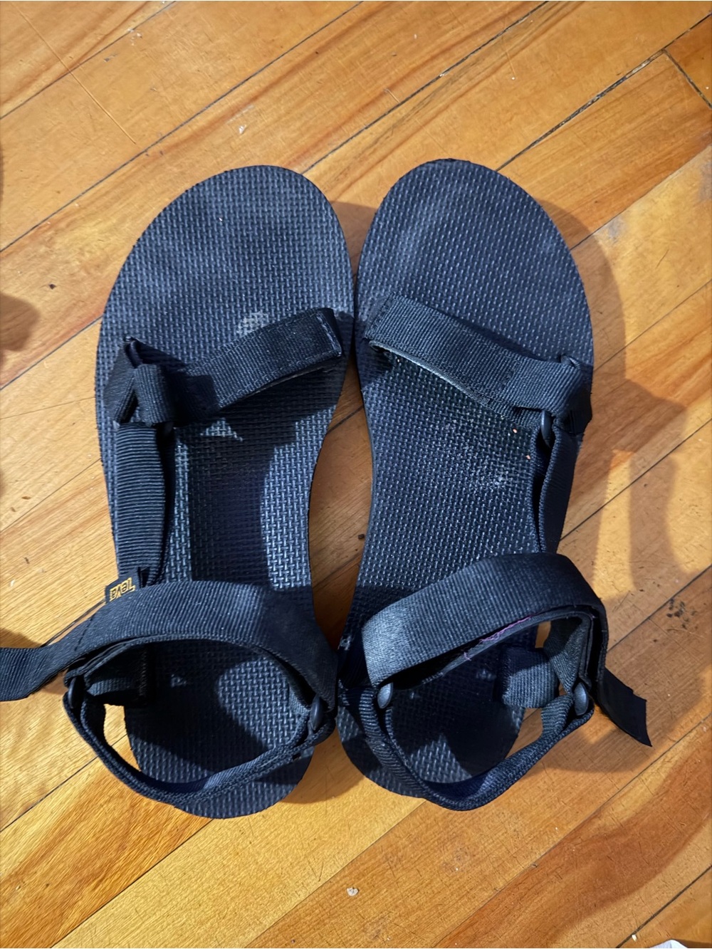 Teva Women's Black Adjustable Strap Sandals